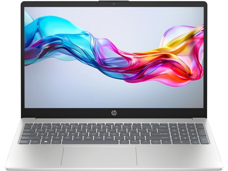 HP 15-fd0498nia CORE i5-1334U 13TH GEN, 16GB DDR4, 512GB SSD, 15.6 FHD, INTEL IRIS Xe GREAPHICS, FREE DOS, BACKLIT KEY, SILVER LAPTOP
